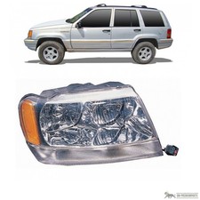 Hauptscheinwerfer rechts HB3 HB4 für Jeep Grand Cherokee II WJ WG