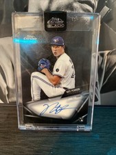 2021 Topps Chrome Black - Chrome Black Autographs Nate Pearson #CBA-NP (AU, RC)