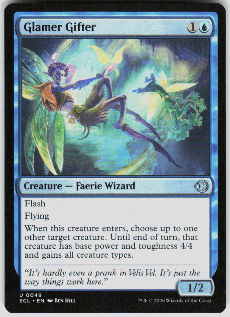 Glamer Gifter 49 Lorwyn Eclipsed Magic the Gathering