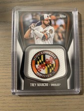 2020 Topps Jersey Sleeve Black /149 Trey Mancini #JJSP-TM Jumbo Patch