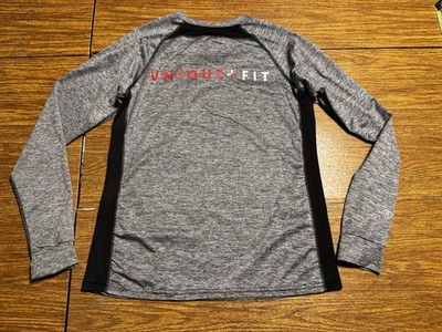 HOLLOWAY V NECK COOLCORE LONG SLEEVE UNIQUE & FIT MISSES SIZE S SHIRT BASE LAYER