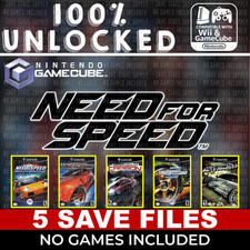Need For Speed 100 Save Pack 8MB Gamecube GC Memory Card Unlocked Complete 2025