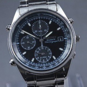 Montre Seiko Vintage 7T32-6C30 Chronographe Alarme - Homme, Rétro Et Rare