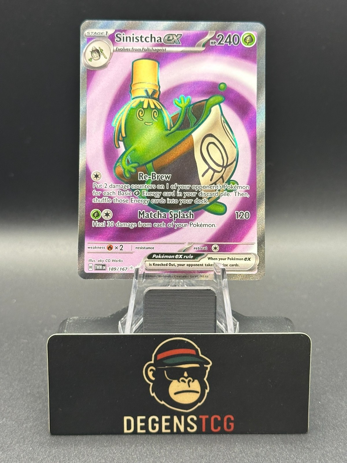 Sinistcha ex 189/167 Sv06: Twilight Masquerade Holo nm