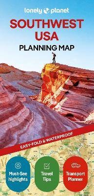 Lonely Planet Southwest USA Planning Map, Lonely P