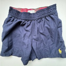 Polo Ralph Lauren Toddler Boys Swim Trunks Navy Blue Board Shorts 24M