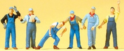 Preiser 10547 HO US Railway Personnel (6)