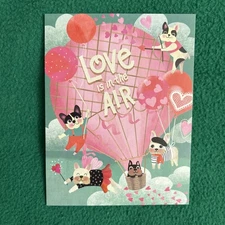 Leanin’ Tree Valentine’s Day Greeting Note Card “Love Is In The Air…”