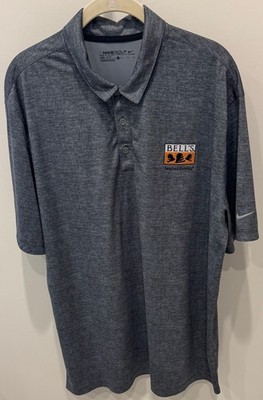 Bell's Brewery Michigan - Nike Golf Polo Shirt - Men's Size XL - Gray
