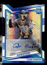 2022 ELITE EXTRA EDITION BLUE ASPIRATIONS /98 AUTO CADE HUNTER REDS