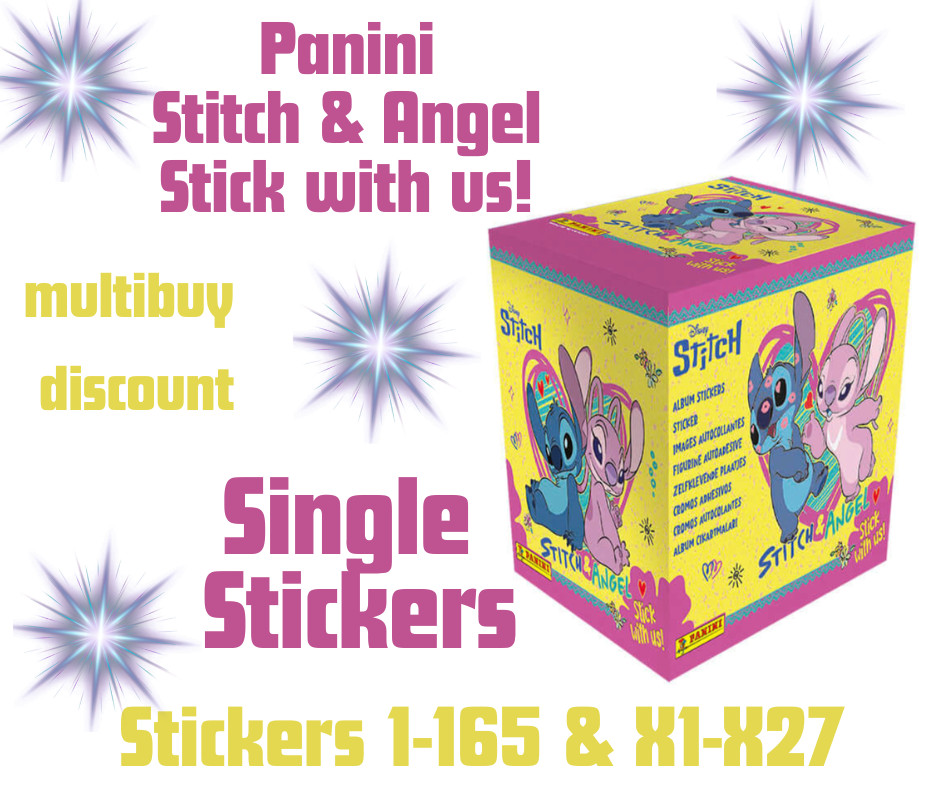 Panini Stitch & Angel - Stick with us - Individual Stickers - Choose your Own