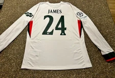 Chelsea FC Away Kit Long Sleeve 25/2026 Reece James #24 Size L New With tag UCL 