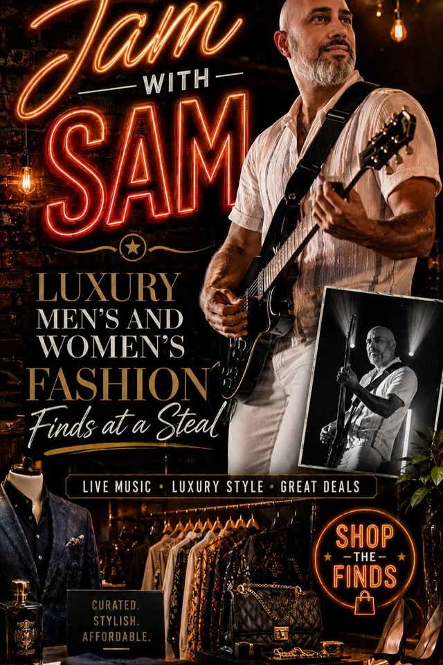 Jam with Sam - Luxury Men's Clothing