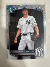 2025 Bowman Chrome 1st Cam Schlittler Mega Box Mojo Refractor #BCP-166 Yankees