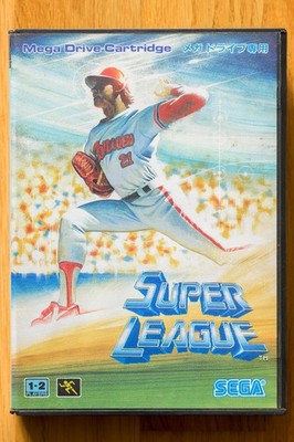 Baseball Super League Video Game for SEGA Mega Drive (Genesis) - Japanese