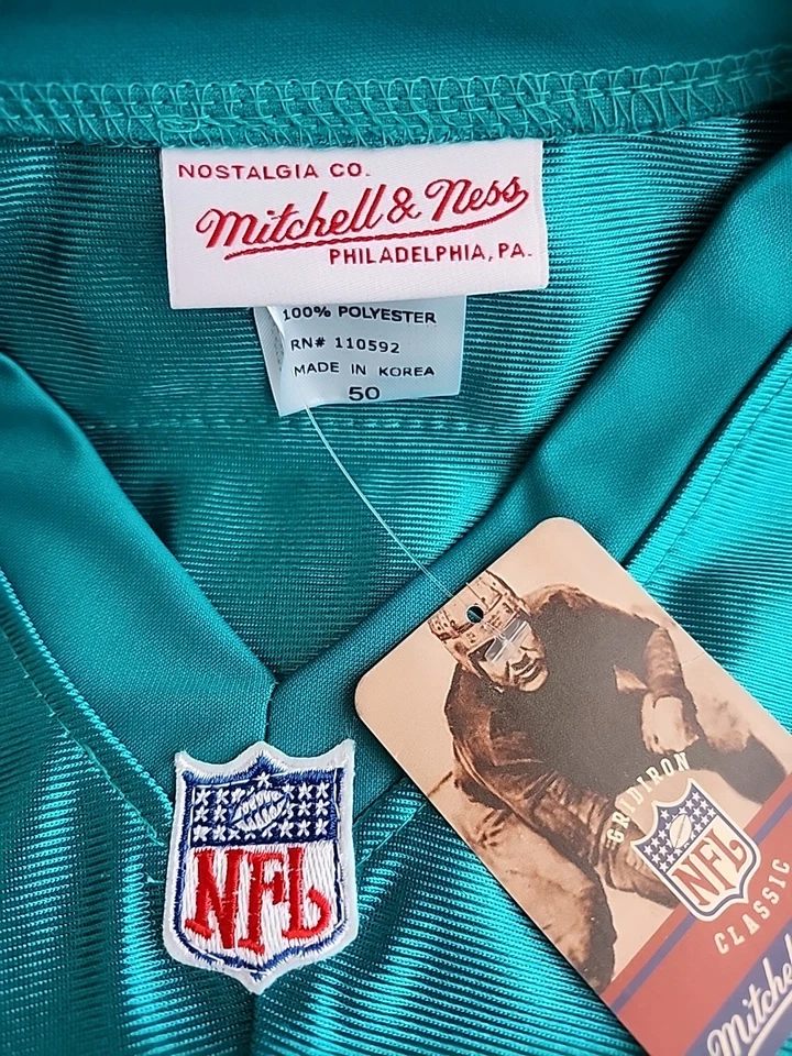Camiseta Dan Marino Miami Dolphins HSLL OF FAME Throwbacks Talla 50 Foto 4 de 4