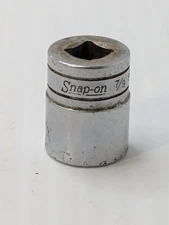Snap on Tools SW281 7/8" SAE Flank Drive Shallow Socket 1/2" Drive 12 Point USA