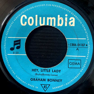 Graham Bonney   Hey, little Lady / Nancy - 1970 /7'' COLUMBIA GERMANY