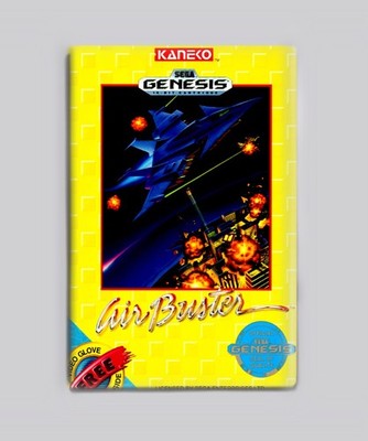 Air Buster / Sega Genesis - 2''x3'' Fridge MAGNET (box game vintage retro