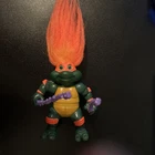 1993 TMNT Raphael Troll Teenage Mutant Ninja Turtles Vintage Figure w/ weapons
