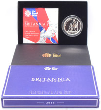 2015 Brilliant Uncirculated £2 Britannia .999 Fine Silver Bullion Royal Mint