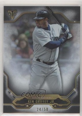 2020 Topps Triple Threads Onyx 24/50 Ken Griffey Jr #82 HOF 0c3