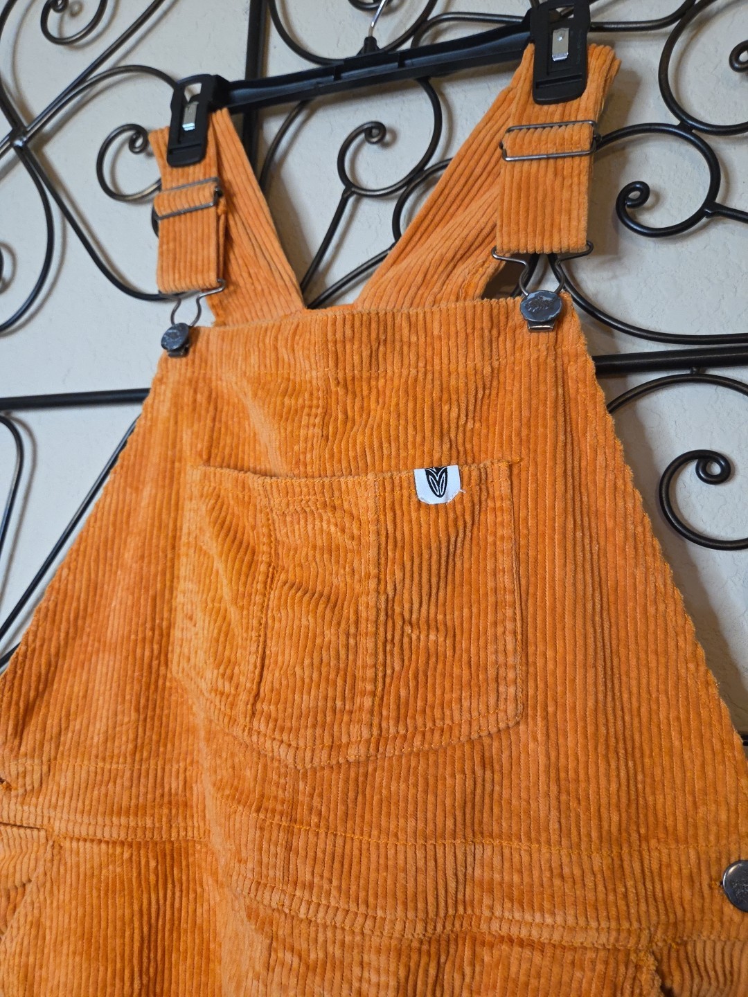 Basic Pleasure Mode Lumberjack Orange Corduroy Ov… - image 2