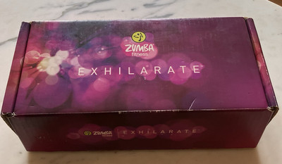 Zumba Fitness Exhilarate Body Shaping System w/ 2 Toning Sticks 5 Discs & Guide