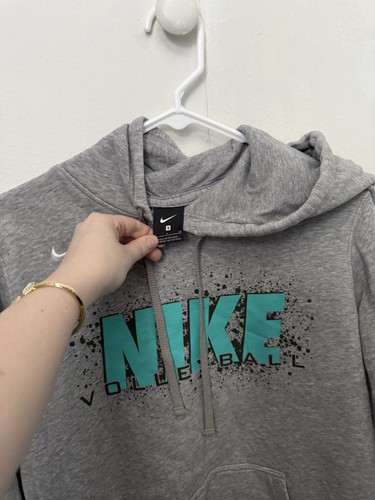 Nike Volleyball hellblau & grau Hoodie Größe S - Bild 3 von 3