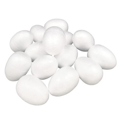 FFchuanhe 2.75 Inch 32 Pack Craft Foam Eggs, Polystyrene Foam Eggs, Easter, C...
