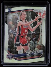 2025 Panini Prizm WNBA Silver Prizms Lucy Olsen #104 Washington Mystics
