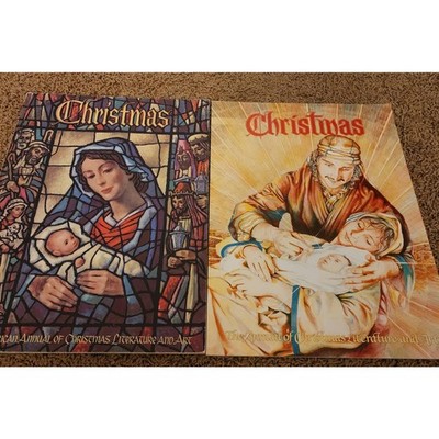 Christmas American Annual Christmas Literature Art Vol 34 & 55 Vintage 1964 1985