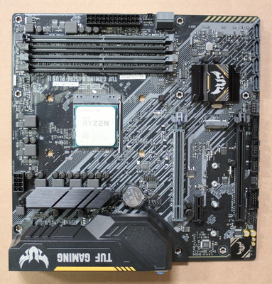 ASUS TUF B450M-PLUS II Motherboard + AMD Ryzen 5 3600 6-Core CPU Combo