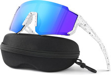 Kids Baseball Sunglasses for Boys Girls Ages 3-12, Sports Polarized Youth Baseba