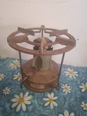 Vintage Valor Primus Top Camping Kocher ungeprüft Messing Kocher Windgaurd