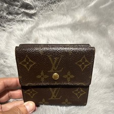 Louis Vuitton Brown Monogram Trifold Snap Wal...
