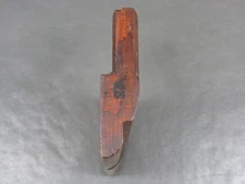 Wooden moulding side or half round plane vintage old tool