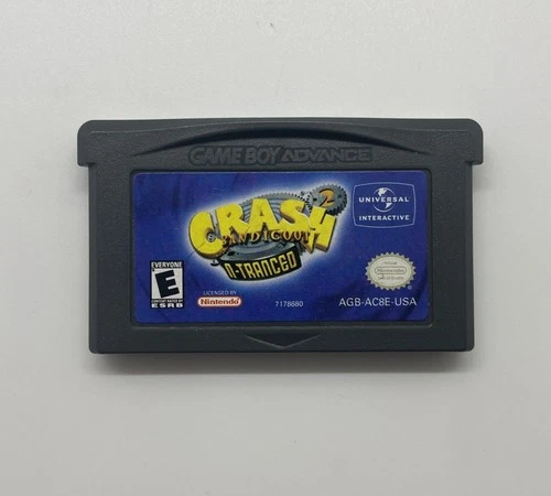 Crash Bandicoot 2: N-Tranced (Nintendo Game Boy Advance, 2003) CART ONLY