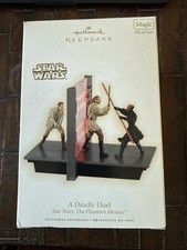 2009 Hallmark Ornament Star Wars The Phantom Menace A Deadly Duel NEW-11-6-88
