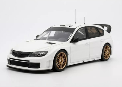 Otto Models 1037 Subaru Impreza WRC'08 Prodrive Factory Setting White 2008 1:18