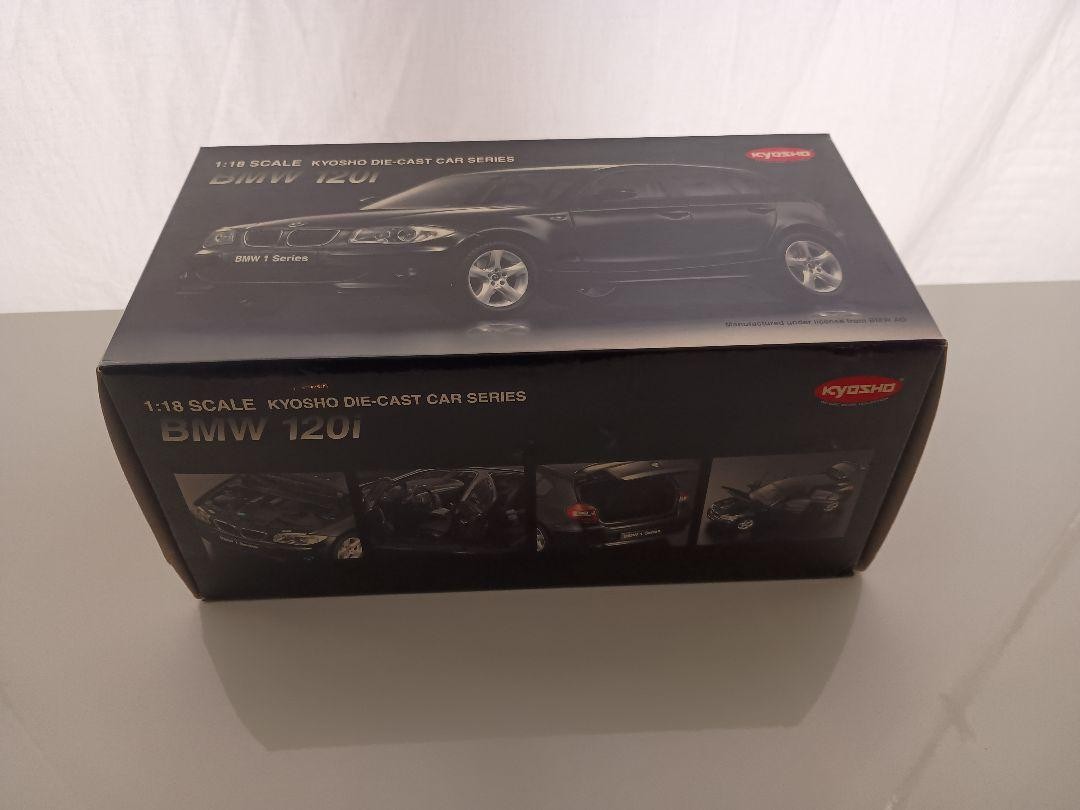 Kyosho 1/18 BMW 120i 1 Series E87 Black Diecast Model Car w