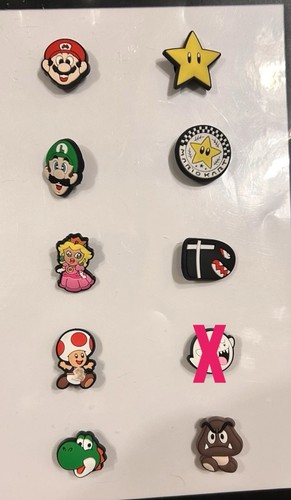 SUPER MARIO CROC CHARMS!!! YOU CHOOSE! BRAND NEW! PICK YOUR NUMBERS! - Picture 4 of 12