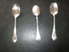 Set Of Three Edwardian Sterling Sliver Teaspoons Dated 1903