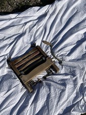 VINTAGE ENCASED COG WHEEL  RBX10 WASHING MACHINE CRANK ClAMP ROLLERS HOLD FAST 