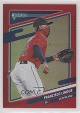 2021 Panini Donruss Variation Holo Red Francisco Lindor (Fielding) #139 2qw