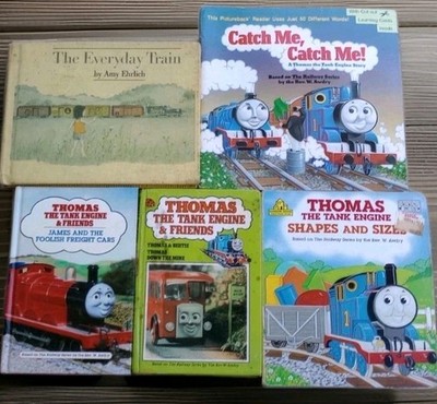 90s Thomas The Tank And Friends Rare Book Lot (4) Plus 1 Awdry Reverend Stains 