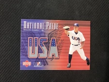 2003 Upper Deck #NP-MA Michael Aubrey National Pride GAME-USED PATCH