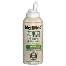 NeilMed Nasamist Saline Spray with Xylitol 4.5 oz - Nasal Relief Spray