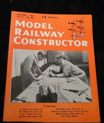 Modelleisenbahn Konstrukteur 1954 Januar #238 Modern Southern Rolling Stock Isle o