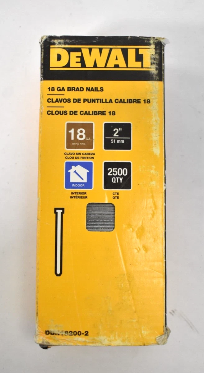 Dewalt brad nails 18 gauge deals